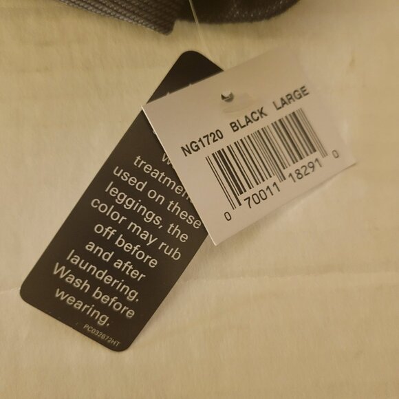 NWT No nonsense Black Ladies Stretch Skinny Leggings - Size Large - Picture 8 of 9